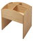 Bac � livres 4 cases haut - h�tre