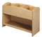 Bac � livres 3 cases - h�tre