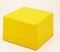 Pouf carr� jaune