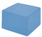Pouf carr� bleu