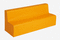Banquette orange