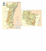 Carte poster Alsace - Lorraine (recto verso)