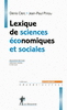 Lexique de sciences �conomiques et sociales 