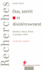 Don, int�r�t et d�sint�ressement