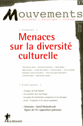 Menaces sur la diversit&eacute; culturelle