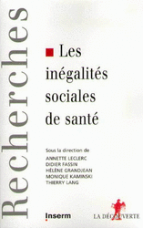 Les in&eacute;galit&eacute;s sociales de sant&eacute;