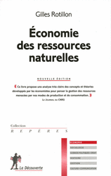 &Eacute;conomie des ressources naturelles