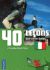 COFFRET 40 LE�ONS POUR PARLER ITALIEN (LIVRE + 2CD)