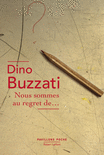 NOUS SOMMES AU REGRET DE...