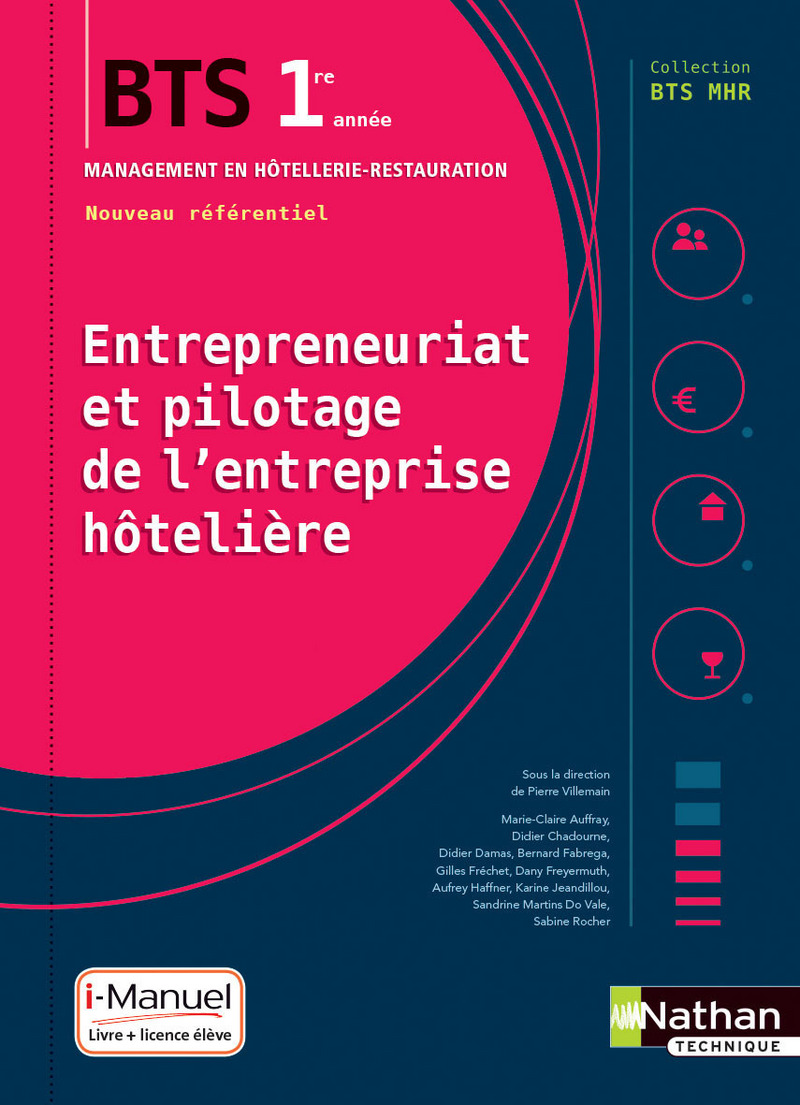 Entrepreneuriat et pilotage de l'entreprise hôtelière (EPEH)  1re