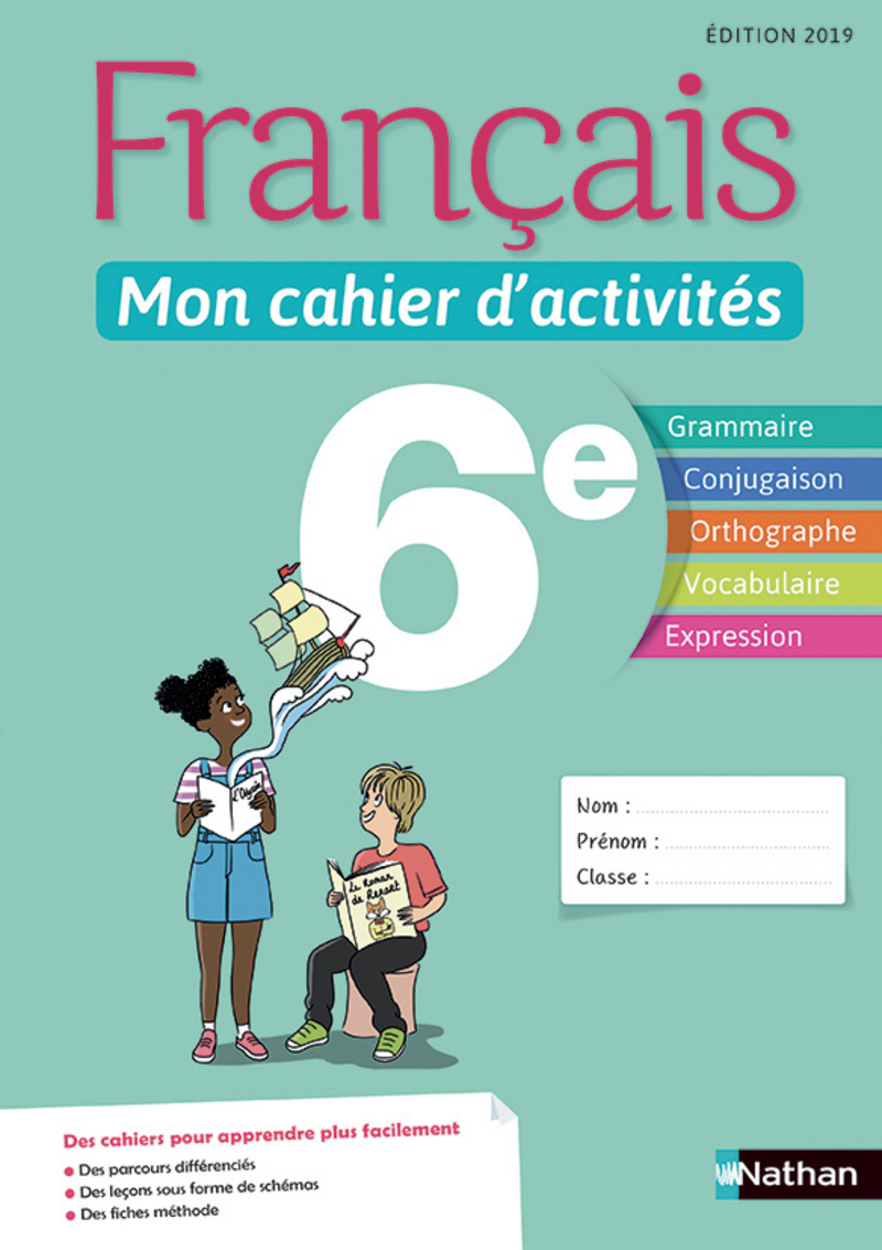 Cahier De Français 6ème Le Robert Français - Mon cahier d'activités 6e | Biblio Manuels