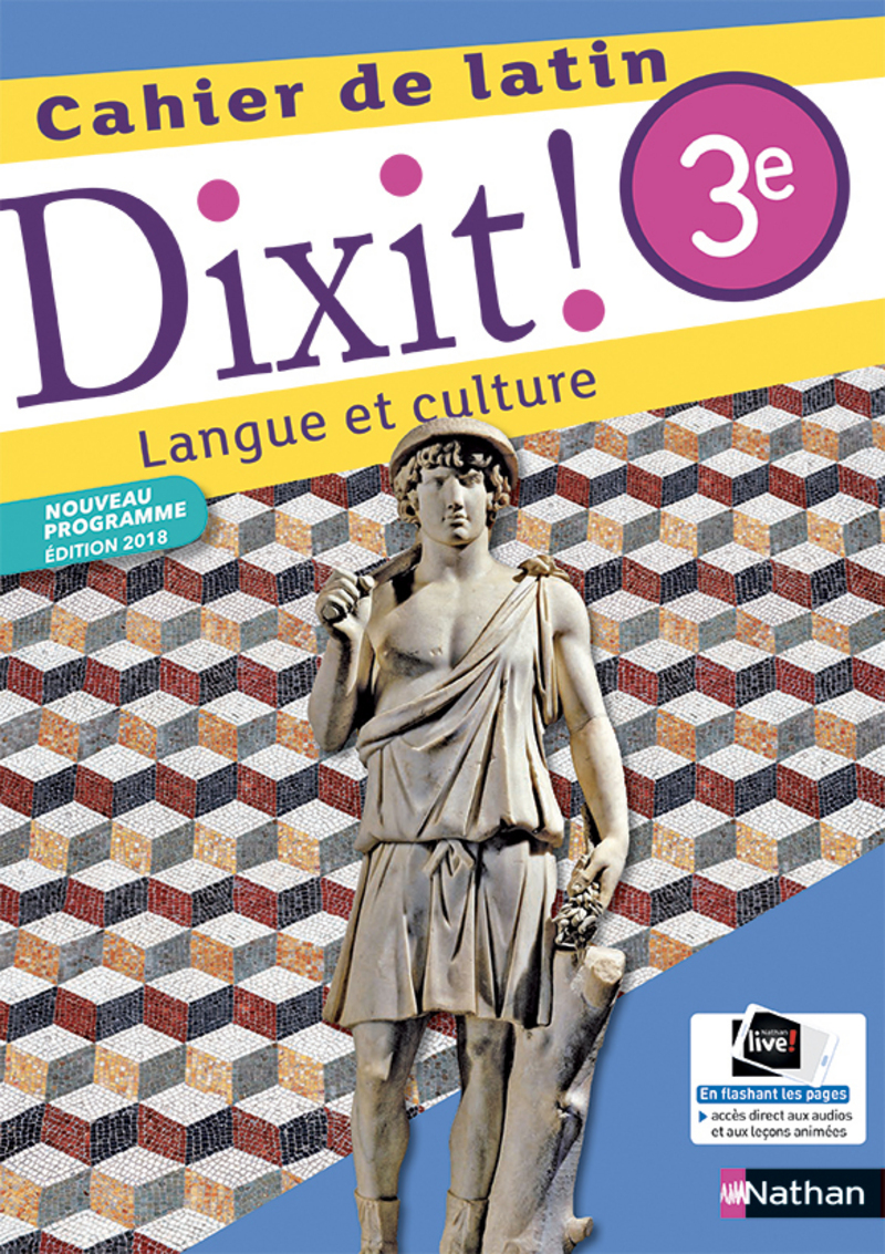 Image Page De Garde Cahier De Latin Dixit ! Cahier de latin 3e | Biblio Manuels