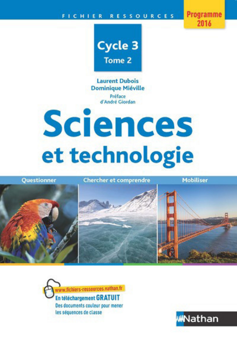 Sciences Et Technologie Tome 2 Fichier Ressources Editions Nathan