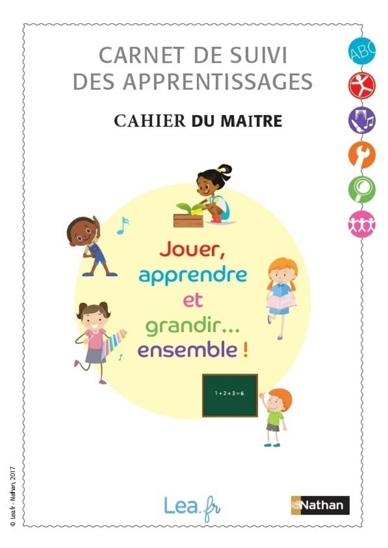 Carnet De Suivi Des Apprentissages Editions Nathan