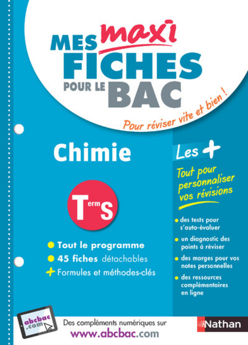 Mes Maxi Fiches Abc Chimie Terminale S Mes Maxi Fiches Abc - 