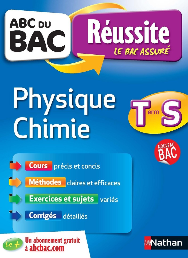 Abc Du Bac Réussite Physique Chimie Term S Abc Réussite - 