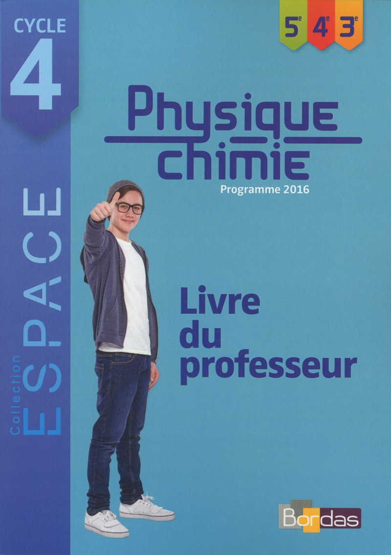 ESPACE Cycle 4 * Livre Du Professeur (Ed. 2017) | Editions Bordas