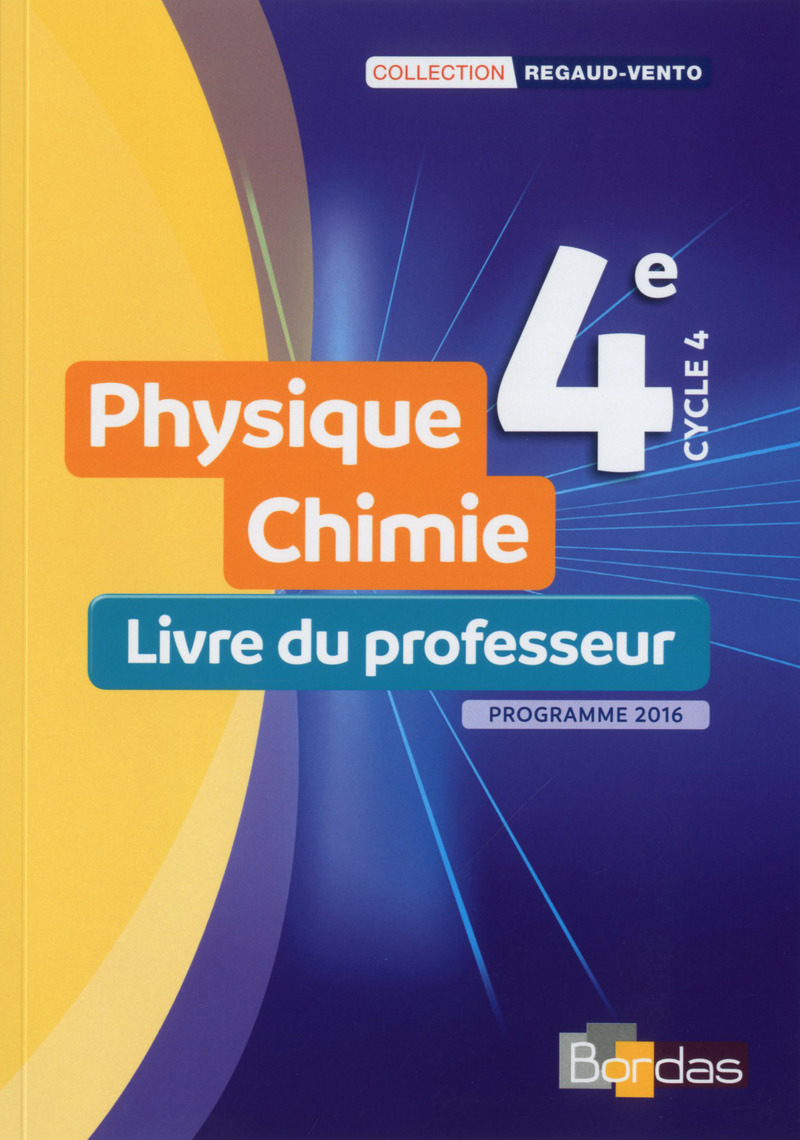 Le Livre Scolaire Physique Chimie 4eme