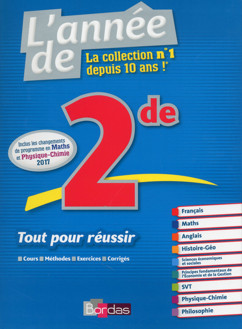 Cahier De Français Seconde Bordas – XPAAJ