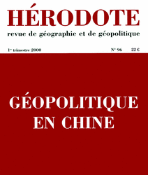 Géopolitique en Chine -  Revue Hérodote