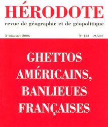 Ghettos américains, banlieues françaises -  Revue Hérodote