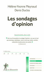 Les sondages d'opinion - Hélène Yvonne Meynaud, Denis Duclos