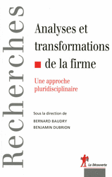 Analyses et transformations de la firme - Bernard Baudry, Benjamin Dubrion