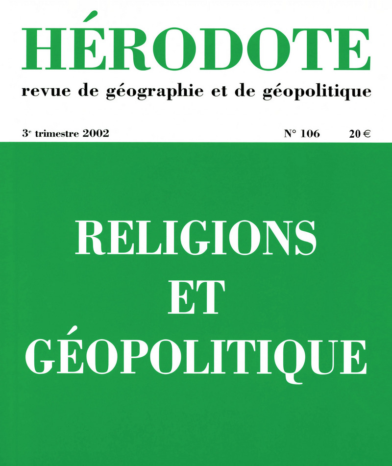 Religions et géopolitique -  Revue Hérodote