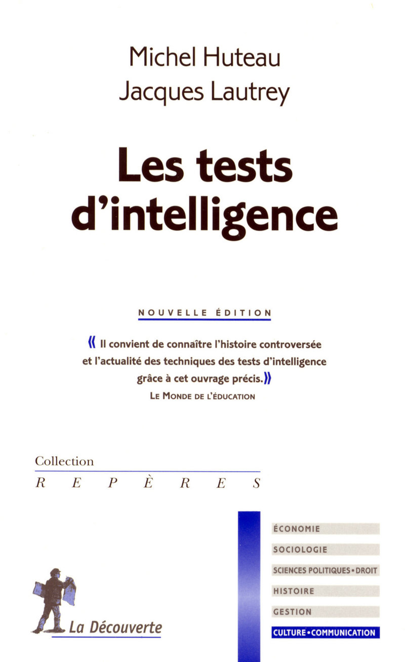 Les tests d'intelligence - Michel Huteau, Jacques Lautrey