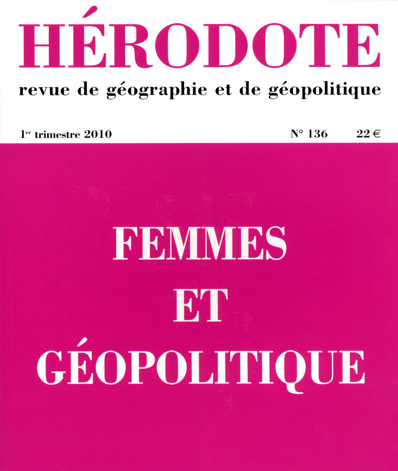 Femmes et géopolitique -  Revue Hérodote
