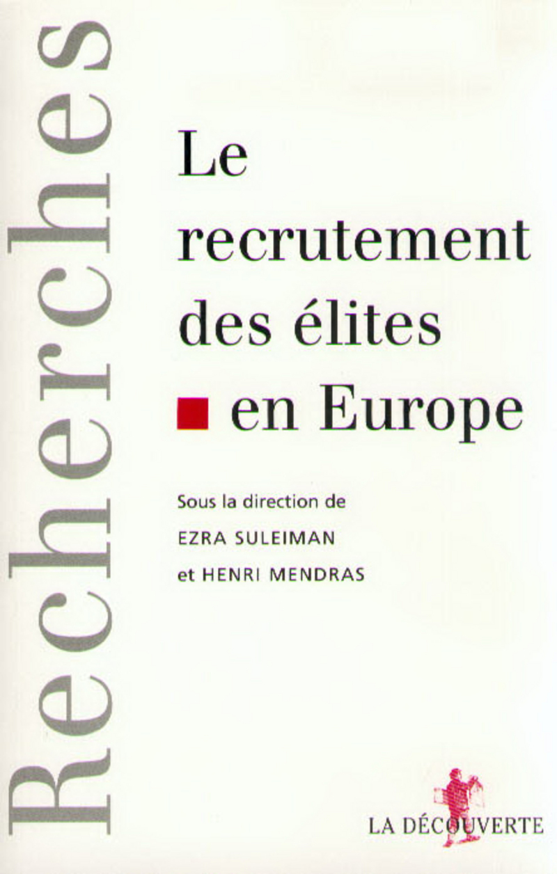 Le recrutement des élites en Europe